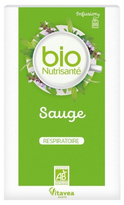 Vitavea Bio Andningssalvia Infusion 20 Påsar