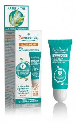 Puressentiel SOS Skin Anti-Blemish Care with 11 Essential Oils 10ml