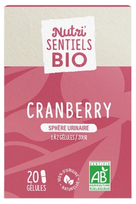 Vitavea Nutri'SENTIELS BIO Cranberry Organic 20 Capsules