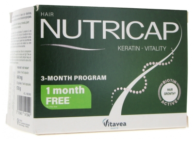 Vitavea Nutricap Kératine Vitalité 90 Capsules