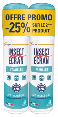 Insect Ecran Familles Lot de 2 x 100 ml Offre Spéciale