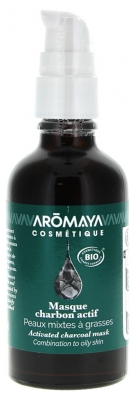 Aromaya Cosmetics Aromaya Cosmétique Organiczna Maska z Węglem Drzewnym 50 ml