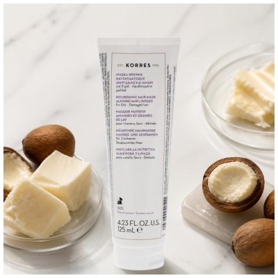 Korres Masque Cheveux Secs et Abîmés 125 ml