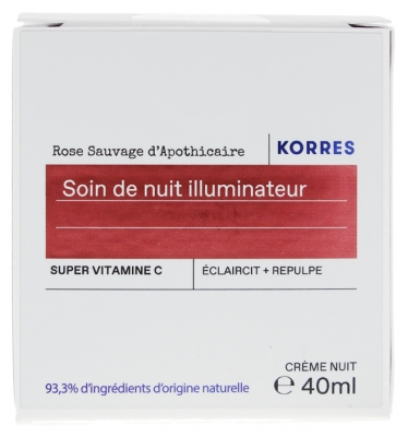 Korres Trandafir Sălbatic de Apotecar Tratament de Noapte Iluminator 40 ml