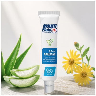Moustifluid Organic Soothing Roll-On 20 ml