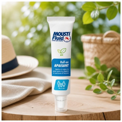 Moustifluid Organiczny Kojący Roll-on 20 ml