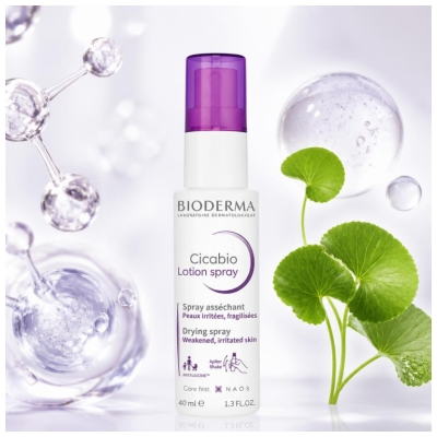 Bioderma Cicabio Lotion Spray Tørrende 40 ml