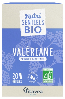 Vitavea Nutri'Sentiels Valerian Organic 20 Kapsułek