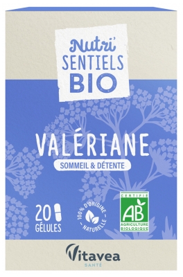 Vitavea Nutri'SENTIELS BIO Valerian Organic 20 Capsules