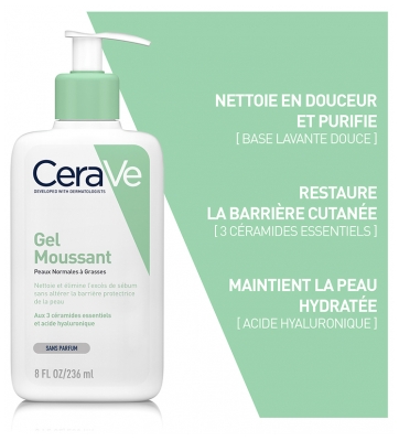 CeraVe Gel Moussant 473 ml