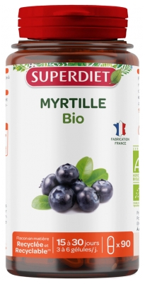 Superdiet Arándano Bio 90 Cápsulas