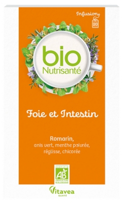 Vitavea Økologisk Lever og Tarm Infusion 20 Breve