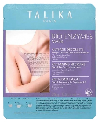 Talika Bio Enzymes Mask Décolleté Radiance Mask Second Skin 25 g