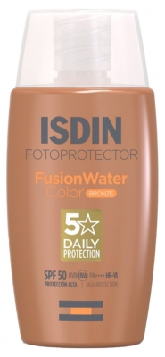 Isdin Fotoprotector Fusion Water Color SPF50 50ml - Colour: Bronze