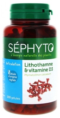 Séphyto Articulation Lithothamnion Vitamin D 200 Capsules