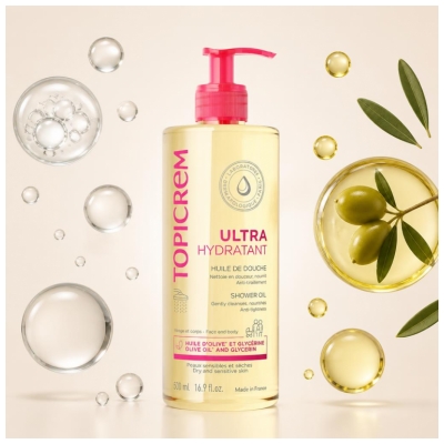Topicrem Ultra-Hydratant Dušo Aliejus 500 ml