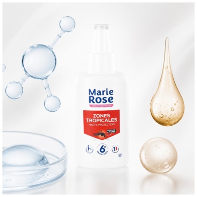 Marie Rose Anti-Moustiques Tropiske Zoner Høj Beskyttelse 100 ml