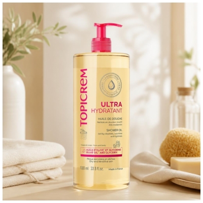 Topicrem Ultra-Hydrating Shower Oil 1 Liter
