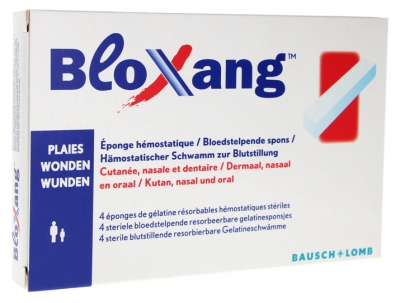 Bausch + Lomb Bloxang 4 Gąbki Hemostatyczne