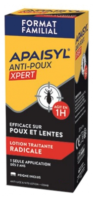 Apaisyl Anti-poux Xpert Lotion Radicale Poux et Lentes 200 ml