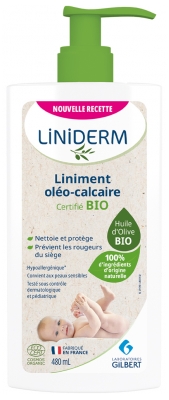 Gilbert Liniderm Liniment Oléo-Calcaire Bio Flacon-Pompe 480 ml
