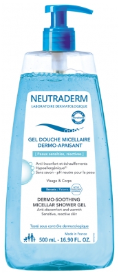 Neutraderm Gel Douche Micellaire Dermo-Apaisant 500 ml