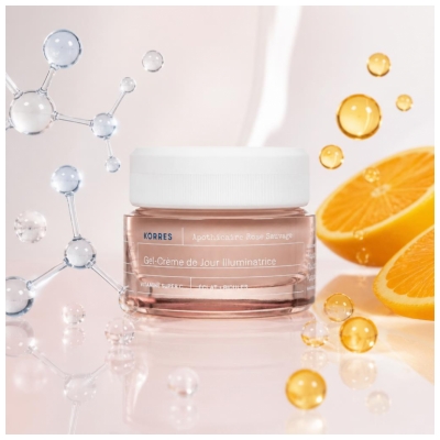 Korres Rose Sauvage d'Apothicaire Gel-Crème Illuminateur 40 ml