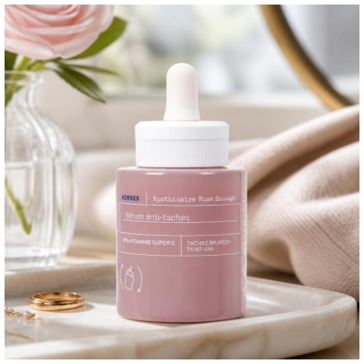 Korres Sérum ve dvou fázích proti skvrnám s Divokou růží z lékárny 30 ml
