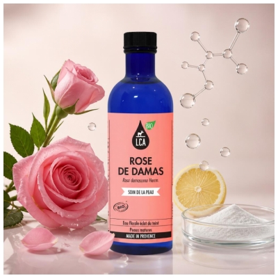 LCA Bio Damask Rose Blomstervand 200 ml