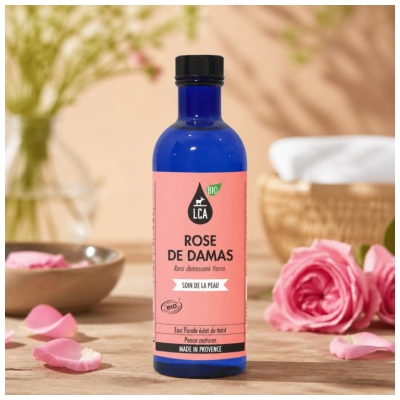 LCA Luomu Damaskonruusu kukkaisvesi 200 ml