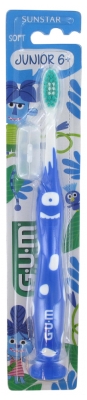 GUM Cepillo de Dientes Soft Junior 6 Años y + 902 - Color: Azul