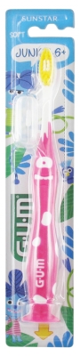 GUM Toothbrush Soft Juniors 6 Years Old + 902 - Colour: Pink