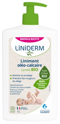 Liniderm Linimento Óleo-Calcário Bio Frasco-Bomba 1 L