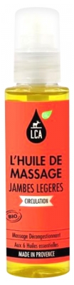 LCA Massage Oil Light Legs Organic 100 ml