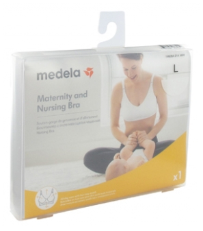 Medela Maternity and Nursing Bra White - Size: Size L