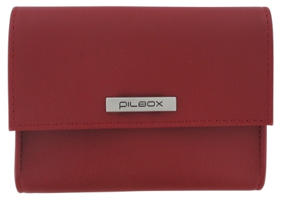 Pilbox Liberty Pilulier Semainier - Couleur : Rouge