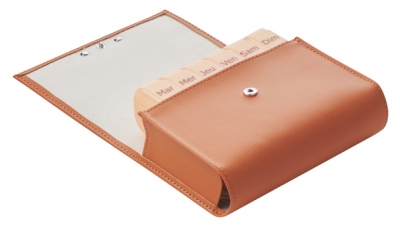 Pilbox Maxi Pillbox - Kolor: Fauve