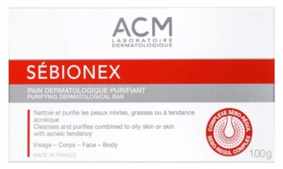 Laboratoire ACM Sébionex Purifying Dermatological Bar 100g