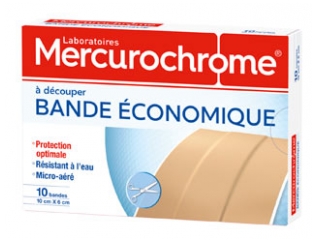 Mercurochrome Bande Économique 10 Bandes