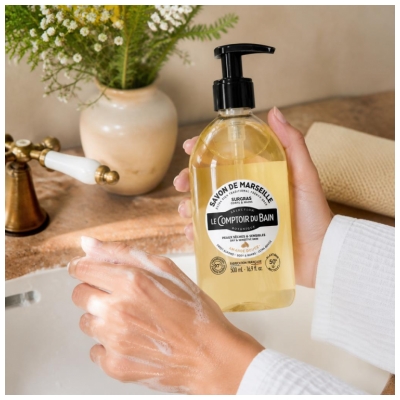 Le Comptoir du Bain Savon de Marseille Surgras Amande Douce 500 ml