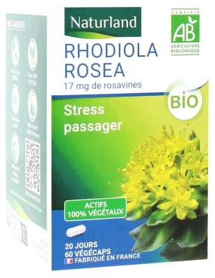 Naturlandia Rhodiola Rosea BIO 60 Cápsulas Vegetales