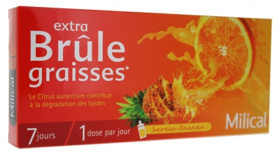 Milical Extra Pineapple Fats Burner 7 Single Doses