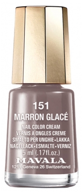 Mavala Mini Color Nail Color Cream 5ml - Colour: 151: Marron Glacé