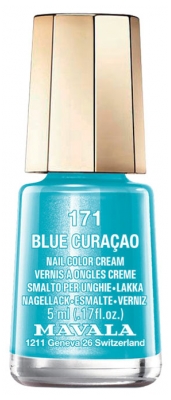 Mavala Mini Color Nail Color Cream 5ml - Colour: 171: Blue Curaçao