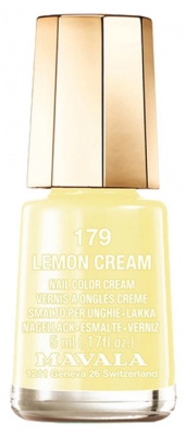 Mavala Mini Color Vernis à Ongles Crème 5 ml - Couleur : 179 : Lemon Cream