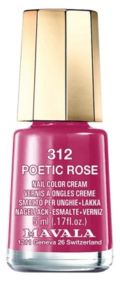 Mavala Mini Color Nail Color Cream 5ml - Colour: 312: Poetic Rose