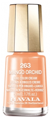 Mavala Mini Color Nail Color Cream 5ml - Colour: 263: Mango Orchid
