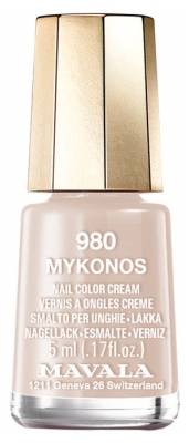 Mavala Mini Color Vernis à Ongles Crema 5 ml - Colore: 980 : Mykonos