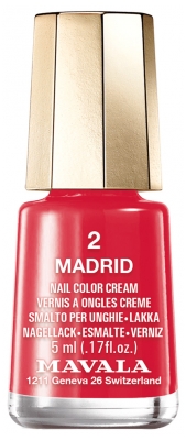Mavala Mini Color Nail Color Cream 5ml - Colour: 2: Madrid