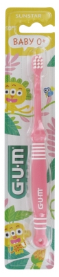 GUM Cepillo de Dientes Soft Baby 0 Meses y + 213 - Color: Rosa